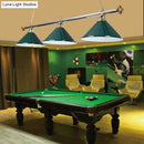 GobekUsa 3-Head Conical Metallic Billiard Light - Indoor Island Lighting Fixture in Black/Red/Blue
