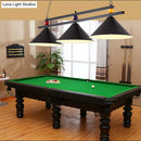 GobekUsa 3-Head Conical Metallic Billiard Light - Indoor Island Lighting Fixture in Black/Red/Blue