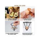 GobekUsa 3-Piece Clear Glass Hydroponic Avocado Planting Set