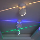 GobekUsa 360 Degree LED Window Wall Lamps for Decoration and Hallway Lighting