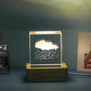 Decorbites 3d moon solar galaxy glass cube bedroom night light by Decorbites