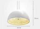 GobekUsa 3D Sky Garden Resin Chandelier with LED Lights in Black, White, Golden, and Coffee Colors