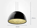 GobekUsa 3D Sky Garden Resin Chandelier with LED Lights in Black, White, Golden, and Coffee Colors