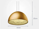 GobekUsa 3D Sky Garden Resin Chandelier with LED Lights in Black, White, Golden, and Coffee Colors