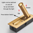 GobekUsa 3W LED Mounted Headboard Wall Light for Bedroom and Hotel