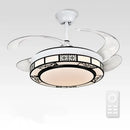 GobekUsa 42" Acrylic LED Ceiling Fan Light with Remote Control - Dimmable