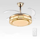 GobekUsa 42" Acrylic LED Ceiling Fan Light with Remote Control - Dimmable