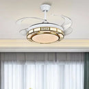 GobekUsa 42" Acrylic LED Ceiling Fan Light with Remote Control - Dimmable