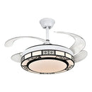 GobekUsa 42" Acrylic LED Ceiling Fan Light with Remote Control - Dimmable