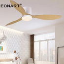 GobekUsa 42-Inch Black Ceiling Fan with LED Light & Remote Control