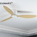 GobekUsa 42-Inch Black Ceiling Fan with LED Light & Remote Control