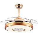 GobekUsa 42" LED Ceiling Fan with Remote, 6 Speeds & Reversible Light