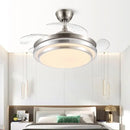 GobekUsa 42" Retractable LED Ceiling Fan, Remote Control, Modern Design