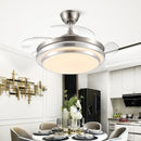 GobekUsa 42" Retractable LED Ceiling Fan, Remote Control, Modern Design
