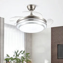 GobekUsa 42" Retractable LED Ceiling Fan, Remote Control, Modern Design