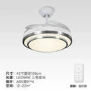 GobekUsa 42" Retractable LED Ceiling Fan, Remote Control, Modern Design
