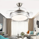 GobekUsa 42" Retractable LED Ceiling Fan, Remote Control, Modern Design