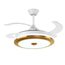 GobekUsa 42" Smart LED Ceiling Fan Light with Retractable Blades and Remote Control