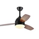 GobekUsa 42" Wood Blades Ceiling Fans Light with AC Motor, Remote Control