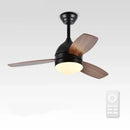 GobekUsa 42" Wood Blades Ceiling Fans Light with AC Motor, Remote Control