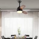 GobekUsa 42" Wood Blades Ceiling Fans Light with AC Motor, Remote Control