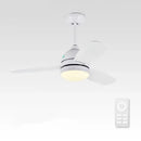 GobekUsa 42" Wood Blades Ceiling Fans Light with AC Motor, Remote Control