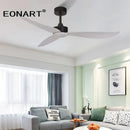 GobekUsa 46" Plastic Blade Ceiling Fan with Remote Control for Living Room