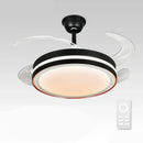 GobekUsa 48 Inch Dimmable Decorative Ceiling Fan with Remote Control and LED Light