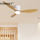GobekUsa 52" Black DC Ceiling Fan, Remote Control, No Light