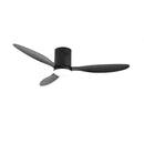 GobekUsa 52" Black DC Ceiling Fan, Remote Control, No Light