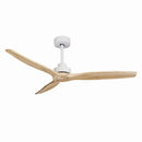GobekUsa 52" Black Wood Ceiling Fan with LED Light and Remote Control