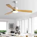 GobekUsa 52" DC Motor Ceiling Fan with LED Light & Remote Control