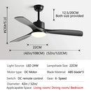 GobekUsa 52" DC Motor Ceiling Fan with LED Light & Remote Control