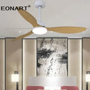 GobekUsa 52" Fashion Plastic Blade Ceiling Fan with Lamp and Remote Control