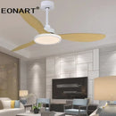 GobekUsa 52" Fashion Plastic Blade Ceiling Fan with Lamp and Remote Control