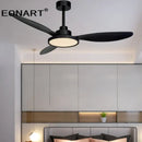 GobekUsa 52" Fashion Plastic Blade Ceiling Fan with Lamp and Remote Control