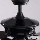 GobekUsa 52" Luxury Crystal Ceiling Fan with Lights, Remote Control, DC Motor Wood Fan