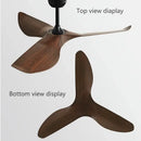 GobekUsa 52" Modern DC Ceiling Fan with Remote Control for Living Room, Restaurant, Office