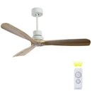 GobekUsa 52" Propeller Ceiling Fan in Wood, Silent Operation for Home and Loft.