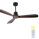 GobekUsa 52" Propeller Ceiling Fan in Wood, Silent Operation for Home and Loft.