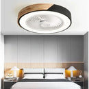GobekUsa 52CM DC Motor Ceiling Fan Light 6 Speeds 36W Wood Fans Lamp