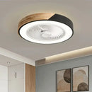 GobekUsa 52CM DC Motor Ceiling Fan Light 6 Speeds 36W Wood Fans Lamp