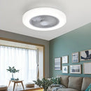 GobekUsa 52cm Smart Ceiling Fan with Lights Remote Control, Retractable Blades Silent Operation