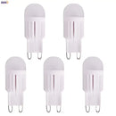 GobekUsa 5pcs Dimmable LED G9 Bulb 1.5W COB 100LM Warm White 110V-220V