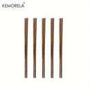 Japanese style natural wooden chopsticks set with tray dining room by Decorbites