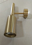 Modern brass cylindrical led ceiling track downlight kitchen light by Decorbites