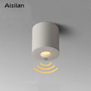 GobekUsa 5W LED Sensor Downlight: Human Body Detection, White, Anti-glare, Surface Mount
