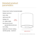 GobekUsa 5W LED Sensor Downlight: Human Body Detection, White, Anti-glare, Surface Mount