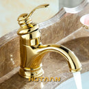 GobekUsa 6" Antique Brass Basin Faucet Water Mixer Tap - YT-5065