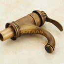 GobekUsa 6" Antique Brass Basin Faucet Water Mixer Tap - YT-5065